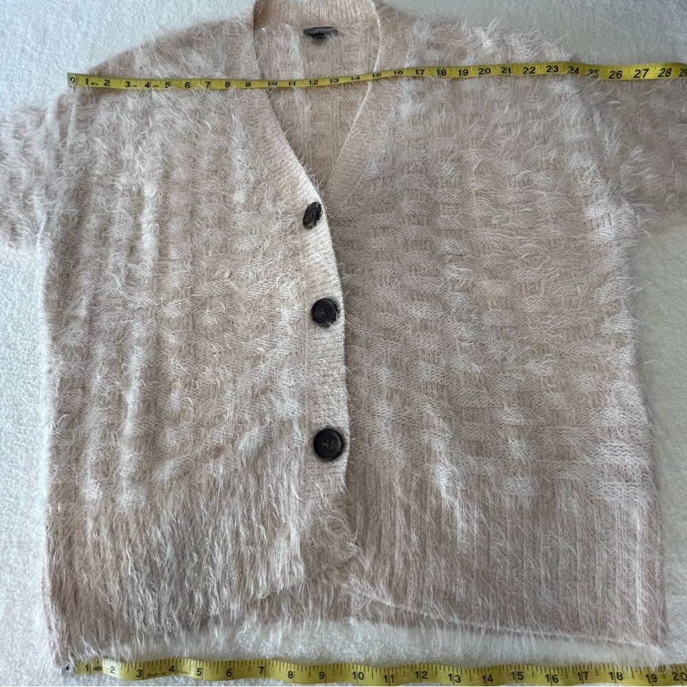 Wild Fable Cream Fuzzy Cardigan - Picture 9 of 12